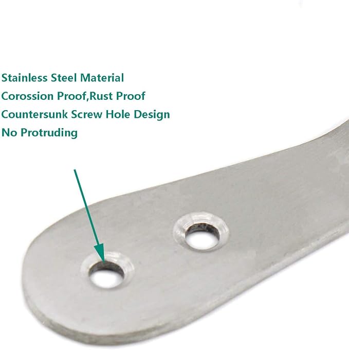 Stainless Steel Coat Hooks - Image 3