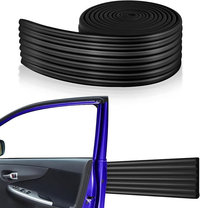 Garage Wall Protector 3.15in x 10ft Self-Adhesive Rubber Bumper Protectors Strip by Innconee