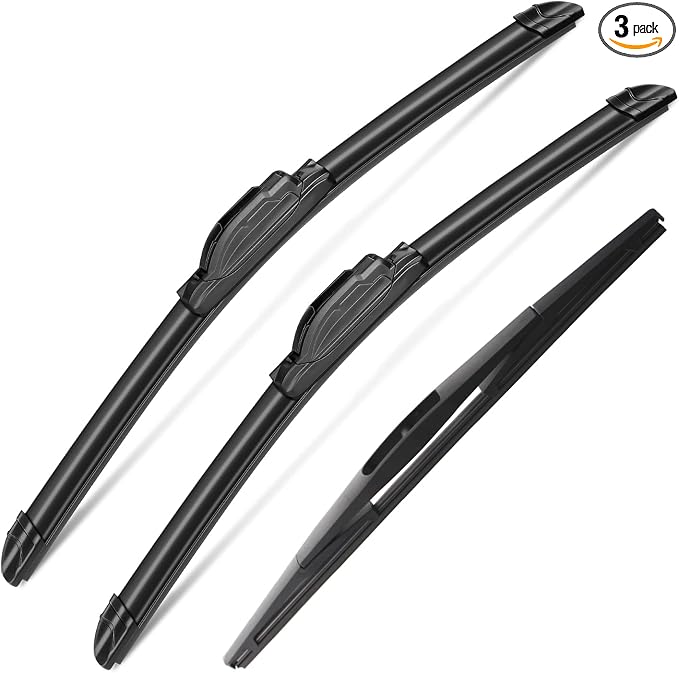 3Pcs Widshield Wiper Blades for Lincoln MKX 2007-2015, Ford Edge 2007-2014 by SCTIOANSNOemWiperBlades