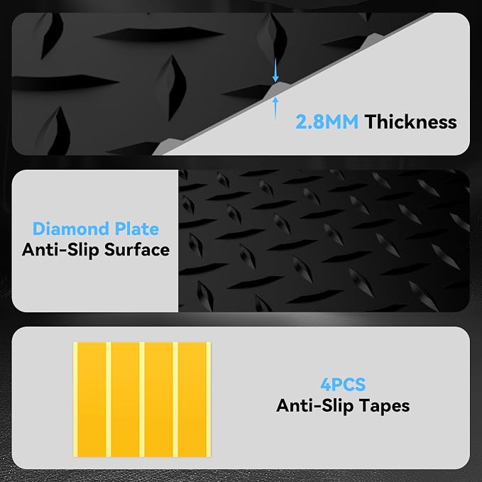 4x6 FT Garage Floor Mat, 2.8mm Thickened PVC Flooring Roll - Image 3