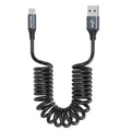 AGVEE 2 Pack 3ft Coiled Short USB to USB-C Charging Cable 3A Fast Charger Cord by AGVEE