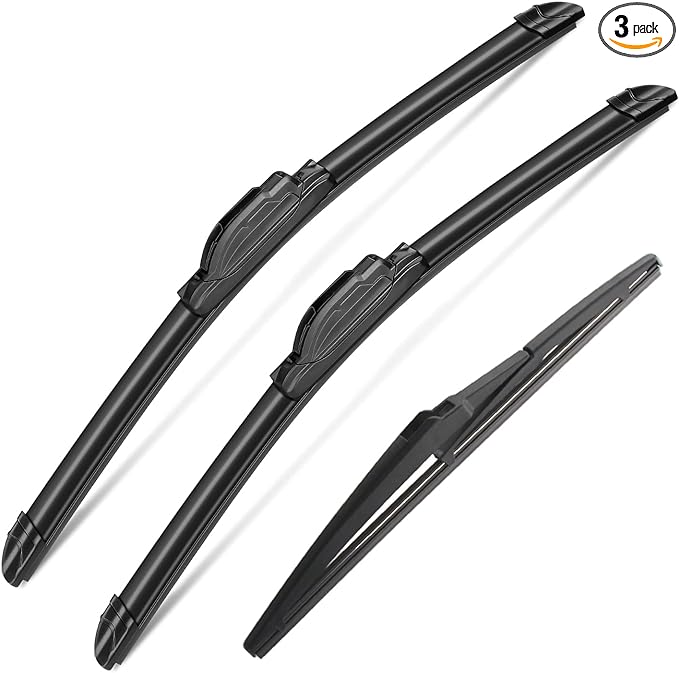 3Pcs Toyota Highlander Windshield Wipers 2008-2019, Toyota Sienna 2021 2022 2023 by SCTIOANSNOemWiperBlades