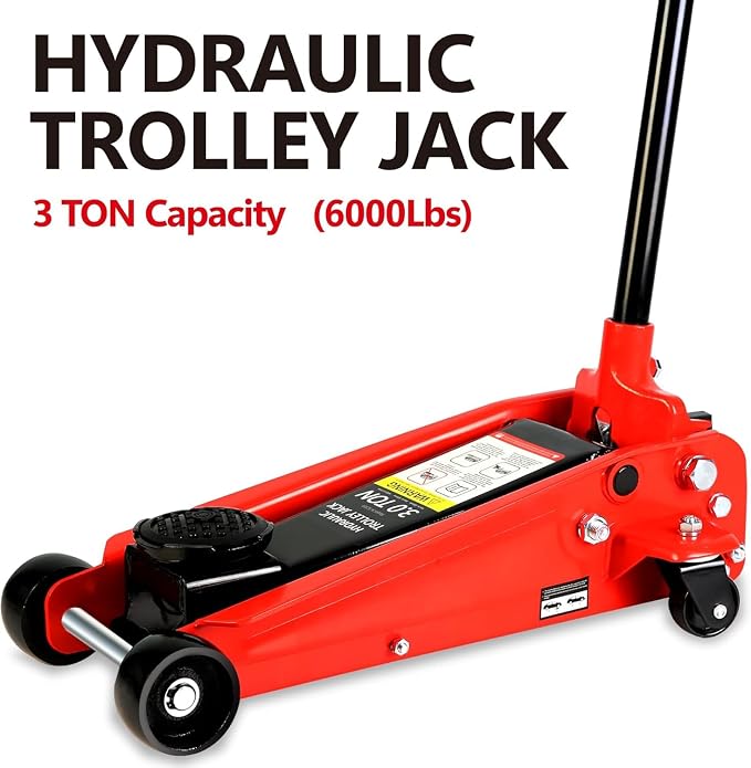 3 Ton Low Profile Floor Jack, Heavy Duty Floor Jack - Image 5