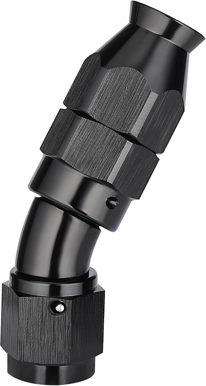 EVIL ENERGY 4AN 30 Degree PTFE One Piece Full Flow End Hose Fitting Aluminum by EVILENERGY