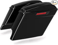 XFMT Motorcycle 5" Stretched Hard Saddlebags W/ 6 x 9 Inches Speaker Lids by XFMT