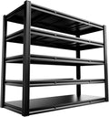 5-Tier 60" W x 24" D x 72" H Garage Shelving 3000LBS Storage Shelves Heavy Duty by cynnda