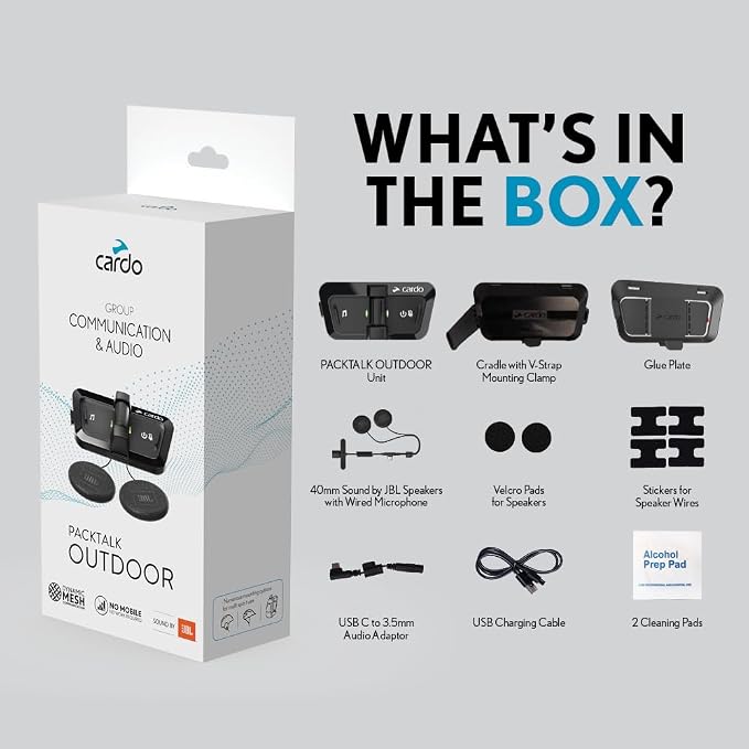 Cardo Packtalk Outdoor Helmet Communication System - Image 7