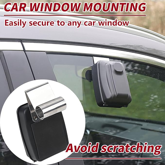 Car Window Punch Button Lock Box, Sturdy Waterproof Large Capacity Lock Box - Image 4