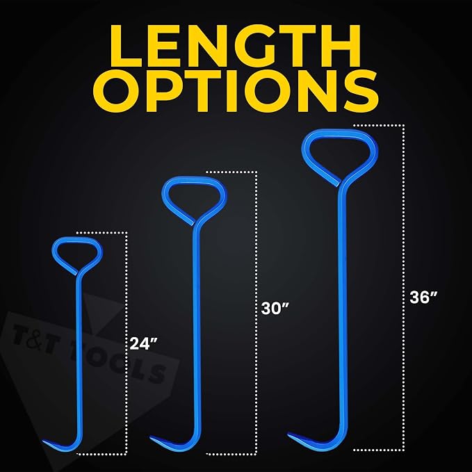 T&T Tools 24-Inch Manhole Hook Tool -Heavy Duty Single Hook - Image 4