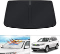 KUST Windshield Sun Shade for 2008-2013 Toyota Highlander Custom Fit Sunshade by KUST