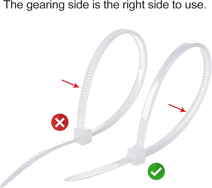 200pcs 3/4" 3M Back-Glue Self Adhesive White Strong Cable Zip Tie Mounts - Image 2