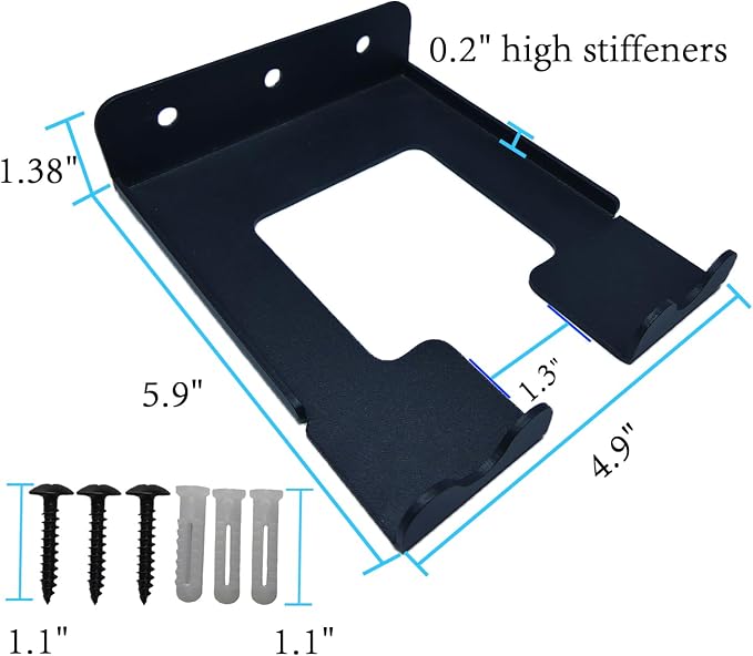 Heavy Duty Chainsaw Wall Mount Holder, Chainsaw Hanger Rack Organizer - Image 3