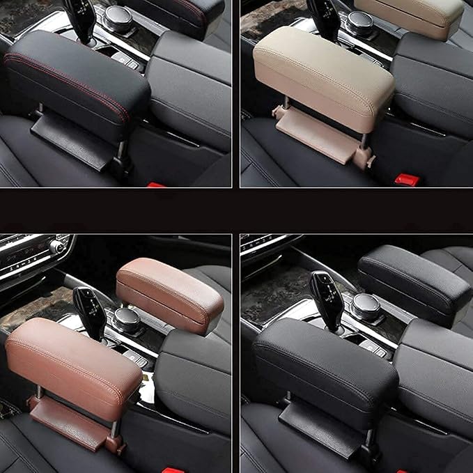 JEYODA Car Armrest Box Adjustable Pad Refit Car Central Lift Armres Storage - Image 5