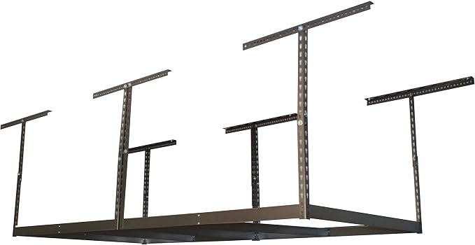MonsterRax 4x8 Overhead Storage Rack Frame Kit by MonsterRAXStorageSolutions