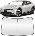 Windshield Sun Shade for Kia EV6 2022 2023 2024 2025 Custom Fit Foldable Front by ZSLTCL