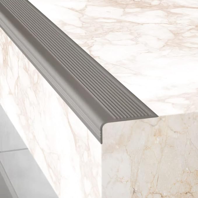 Rubber Bond Stair Edge Protector 36x2x1 inch Anti-Slip Stair Corner Trim Rubber - Image 6