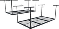 FLEXIMOUNTS 2 Pack 3x6 Overhead Garage Storage Adjustable Ceiling Rack 72" by FLEXIMOUNTS