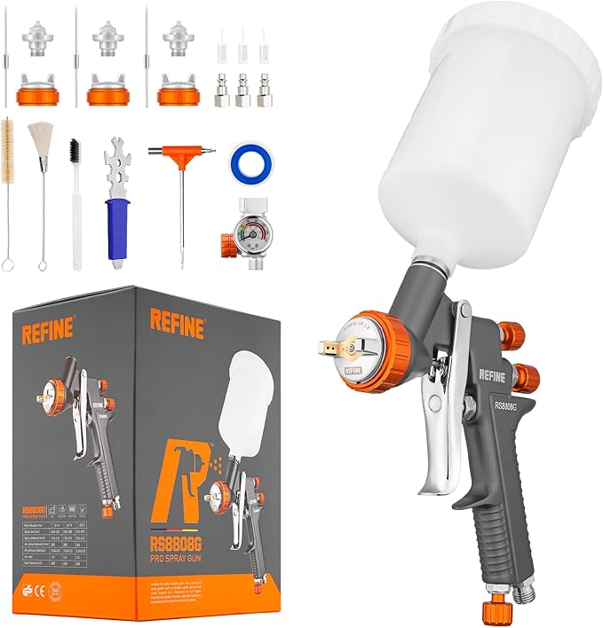 REFINE Air Spray Gun, Auto Paint Gun by REFINETOOLS