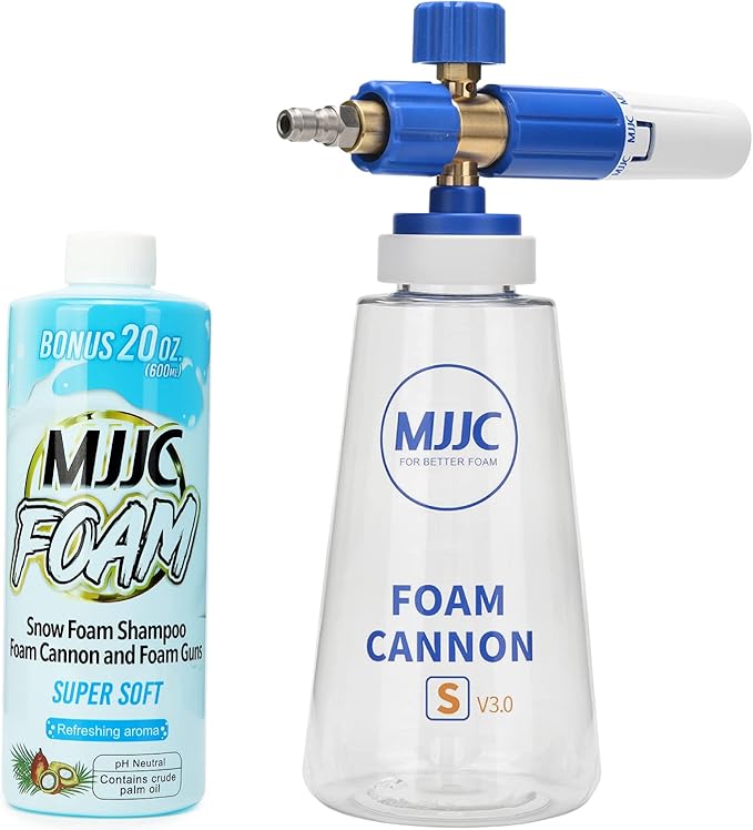 MJJC Foam Cannon S V3.0 with 1/4 Inch Quick Connector by MJJC