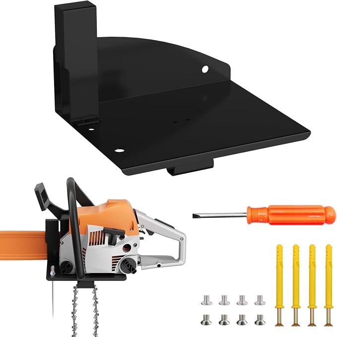 Chainsaw Holder, Chainsaw Wall Mount Compatible by FlexiRods