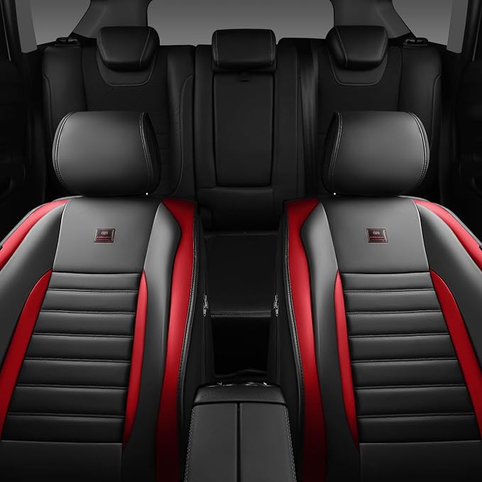 CAR PASS Nappa Leather Car Seat Covers Front Seats, Luxury Seat Protector - Image 6