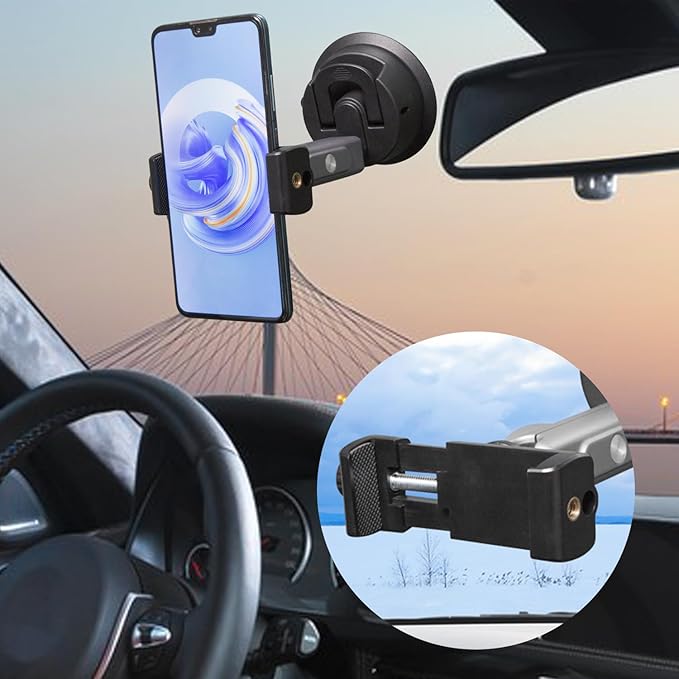 Suptig Universal Car Mount, Suction Cup Mount - Image 5