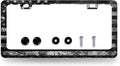 Vintage Black Grey American Flag License Plate Frame Patriotic License Plate by RNKATIH