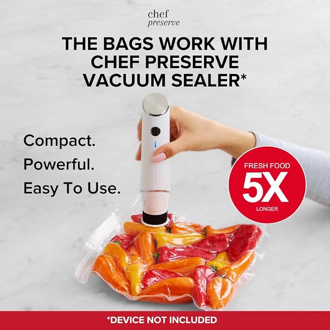Chef Preserve Reusable Vacuum Sealer Bags - Image 4