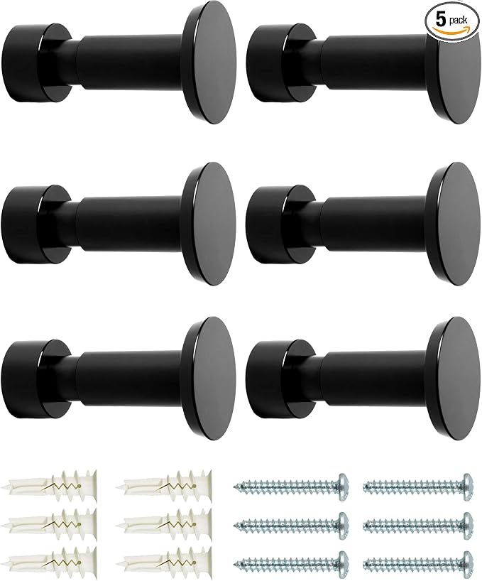 Screw Mount Round Hooks Constructed of Stainless Steel by Piffny