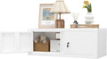 GREATMEET Locking Cabinet, Garage Storage Cabinet, Metal Wall Mounted Storage by GREATMEET