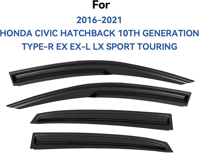 Window Visors Rain Guards Shield - Image 3