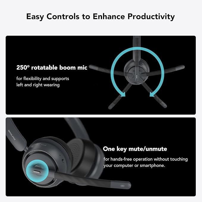 NUROUM Wireless Headset with Mic - Image 5