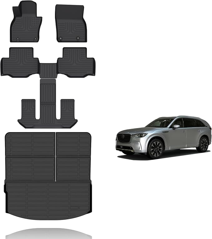All Weather Floor Mats and Cargo Liners Set Fit by Wayhigh