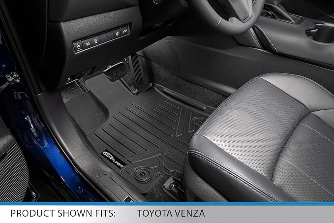 SMARTLINER Custom Fit All Weather 2 Row Floor Mats Liner Set Compatible - Image 2