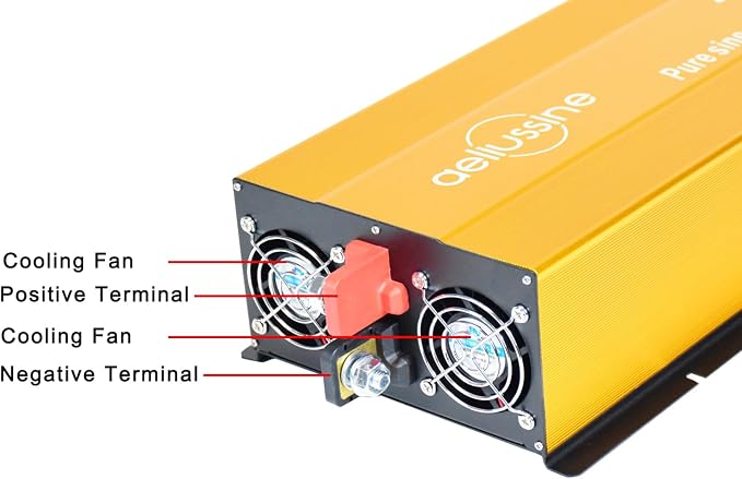 2500W Pure Sine Wave Inverter-36V DC to 110V 120V AC Power Converter - Image 3