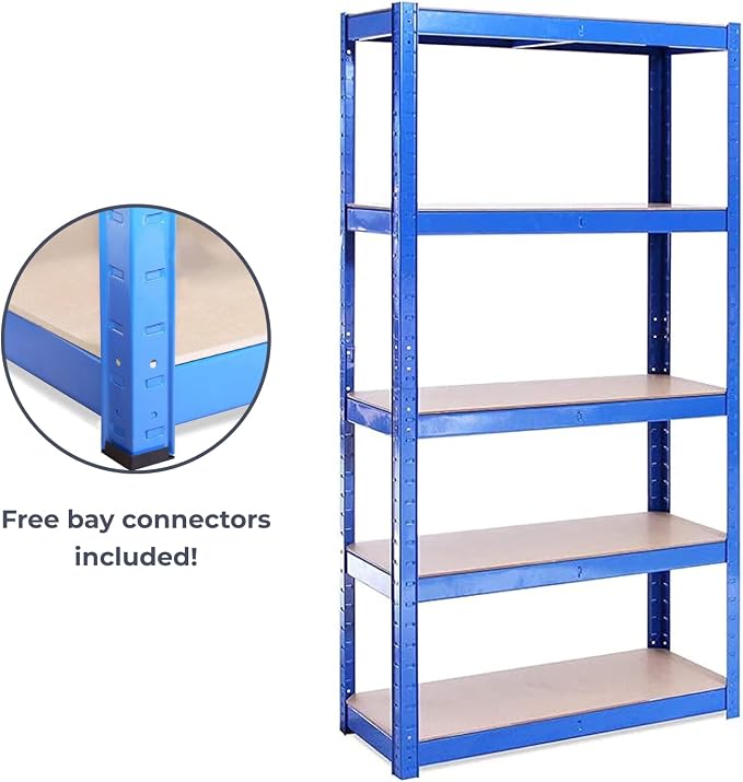 G-Rack | 5 Tier Garage Shelving Units | Metal Shelving Storage | Heavy-Duty - Image 5