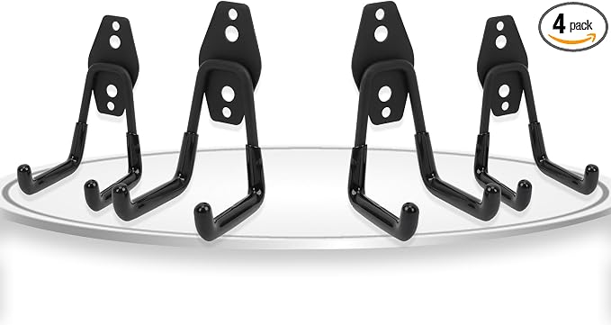 Wall Mount Heavy Duty Garage Hooks – Wall Mounted Storage Hooks by Cutadash