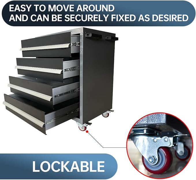 JZD Steel Garage Tool Cabinet System, - Image 6
