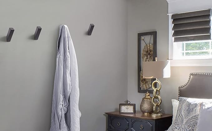 NINETREX Black Towel Hooks Matte Black Robe Hook, Modern Towel Hooks SUS 304 - Image 5