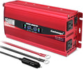 1500W Power Inverter 12V to 110V/120V Car Charger Converter by Cantonape