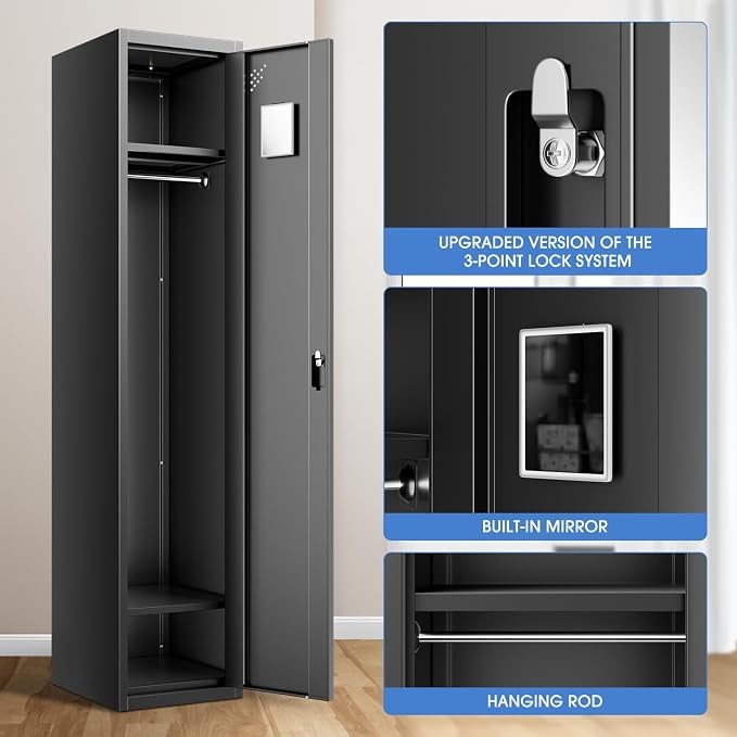 DNA MOTORING Metal Storage Cabinet - Image 3
