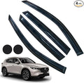 Rain Guards for Mazda CX-5 2017-2023, Tape-on Side Window Deflectors for Mazda by LETINGFAR