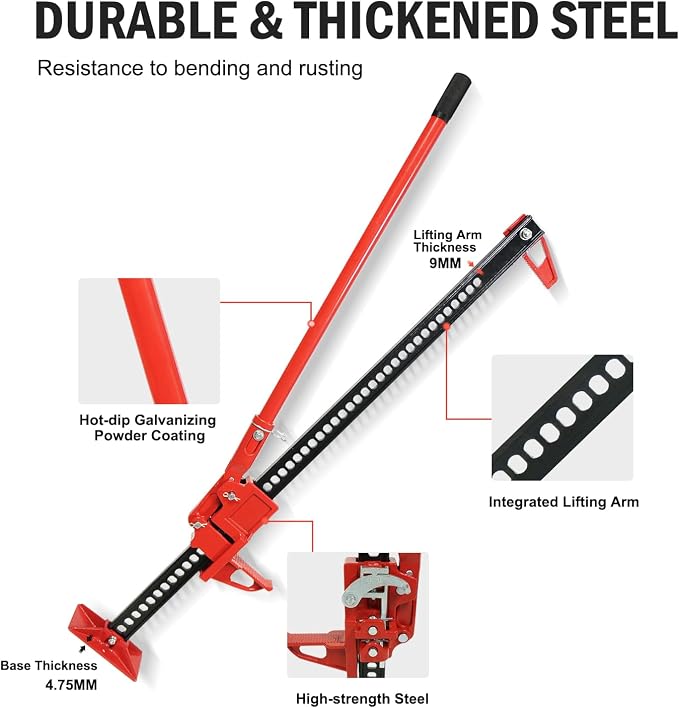 Multi-Functional Lift Jack, Farm Jack Heavy Duty Off Road, - Image 8