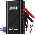 Jump Starter with Air Compressor, 4000A Portable Car Battery Jump Starter by Katoroe