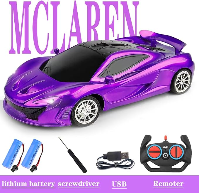 Remote Control Car for Girls, RC Sport Racing for Kids Hobby Toy, 2.4GHz - Image 5