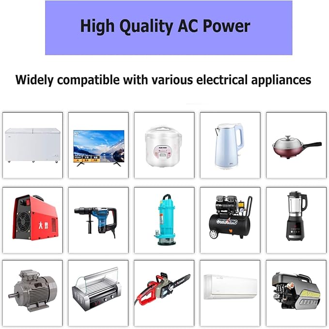 2000W Pure Sine Wave Inverter-36V DC to 110V 120V AC Power Converter - Image 7