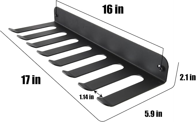 Performance Seven Bars Holder Storage, Custom Powder Coated HEAVY-DUTY STEEL - Image 2