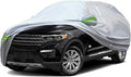 TUCAREST 6-Layers Premium Full Car Cover Hard Shell Zipper Design Waterproof by TUCAREST
