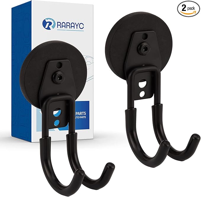 2 Pcs Magnetic Hook Heavy Duty, Strong Magnet Hooks by RARAYC