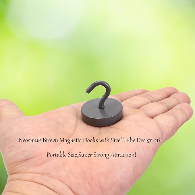 Neosmuk Magnetic Hooks, Cruise Ship Essentials, 100lb+ Heavy Duty Magnetic Hooks - Image 2